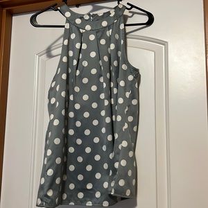 Work casual polka dot tank top